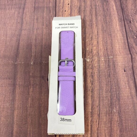MACY’S PURPLE APPLE WATCH BAND COMPATIBLE WITH 38mm BC02 - Picture 3 of 4